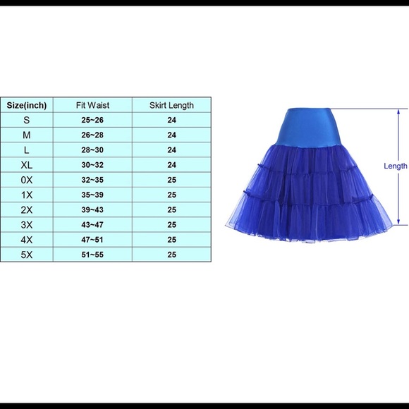 Womens Petticoat mid-calf length - Picture 2 of 2